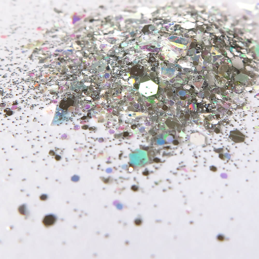 スパークリング　グリッター　００７　パーティーシルバー