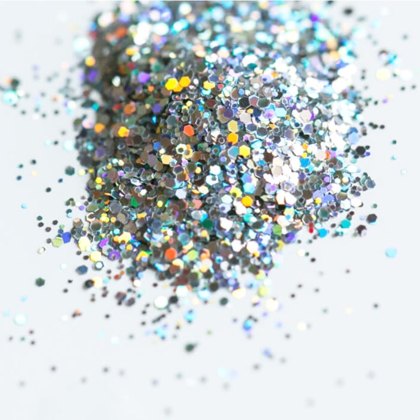 ホリデーコレクション　ペディグリッター　クラッシュシルバー